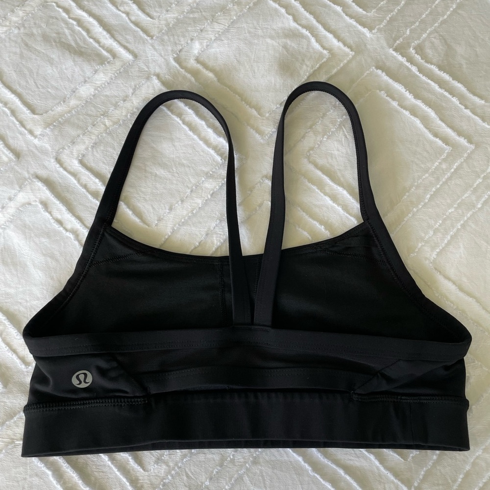 lululemon athletica Black Light Support Sports Bra